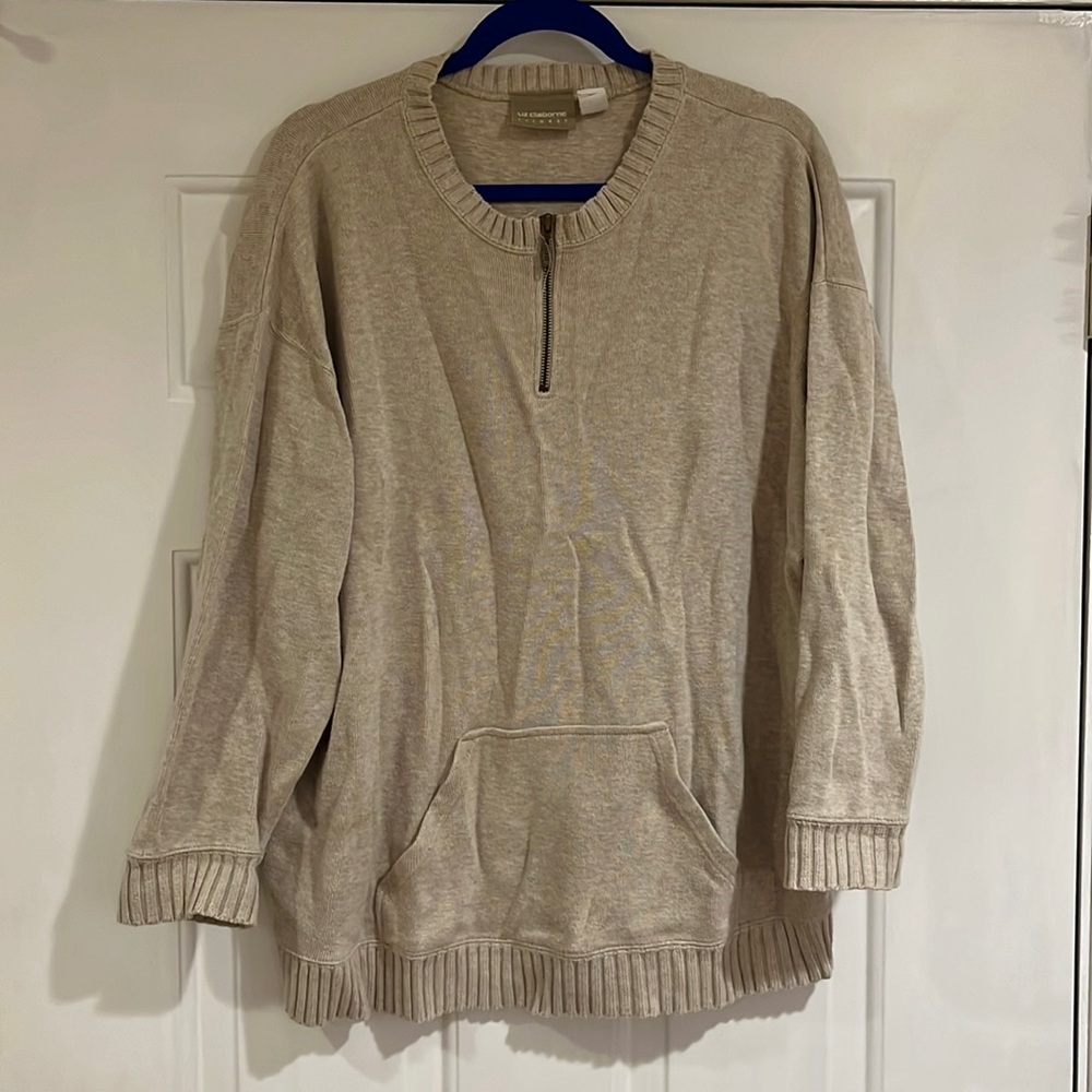 Liz Claiborne Quarter Zip Sweater